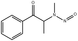 2-(N-nitroso-N-methylamino)propiophenone Structure