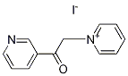 1-[2-oxo-2-(pyridin-3-yl)ethyl]pyridinium iodide Structure