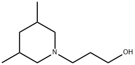 3-(3,5-二甲基哌啶-1-基)丙-1-醇 结构式