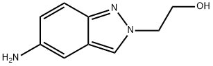 2-(5-Amino-2H-indazol-2-yl)ethan-1-ol Struktur