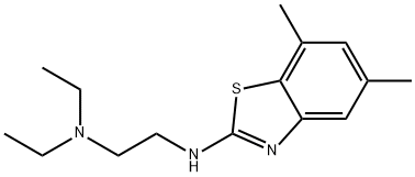 N'-(5,7-Dimethyl-1,3-benzothiazol-2-yl)-N,N-diethylethane-1,2-diamine Structure