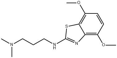 N'-(4,7-Dimethoxy-1,3-benzothiazol-2-yl)-N,N-dimethylpropane-1,3-diamine Struktur