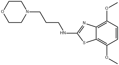 4,7-DIMETHOXY-N-(3-MORPHOLINOPROPYL)BENZO[D]THIAZOL-2-AMINE, 1105188-79-1, 结构式