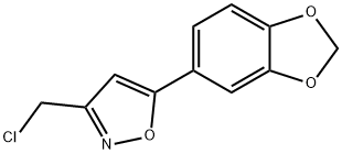 5-(1,3-Benzodioxol-5-yl)-3-(chloromethyl)isoxazole|5-(1,3-Benzodioxol-5-yl)-3-(chloromethyl)isoxazole