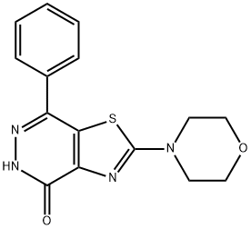 2-MORPHOLIN-4-YL-7-PHENYL[1,3]THIAZOLO[4,5-D]PYRIDAZIN-4(5H)-ONE,1105192-58-2,结构式