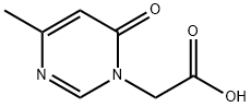 (4-Methyl-6-oxopyrimidin-1(6{H})-yl)acetic acid Struktur