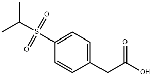 4-(ISOPROPYLSULFONYL)PHENYL]ACETIC ACID,1105193-73-4,结构式