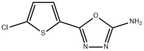 5-(5-chloro-2-thienyl)-1,3,4-oxadiazol-2-amine Struktur