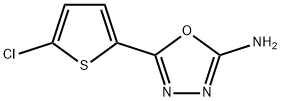 5-(5-chloro-2-thienyl)-1,3,4-oxadiazol-2-amine Structure