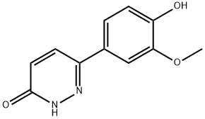 6-(4-羟基-3-甲氧苯基)哒嗪-3(2H)-酮 结构式