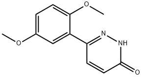 6-(2,5-Dimethoxyphenyl)pyridazin-3-ol Struktur