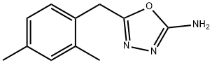 5-(2,4-DIMETHYLBENZYL)-1,3,4-OXADIAZOL-2-AMINE 结构式
