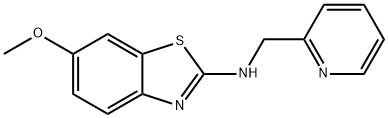 6-Methoxy-N-(pyridin-2-ylmethyl)-1,3-benzothiazol-2-amine Struktur