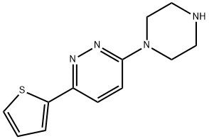 3-Piperazin-1-yl-6-(2-thienyl)pyridazine Structure