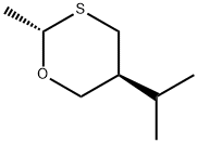 1,3-Oxathiane,2-methyl-5-(1-methylethyl)-,trans-(9CI) Struktur