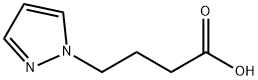 4-(1H-pyrazol-1-yl)butanoic acid(SALTDATA: FREE) Struktur