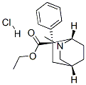 ethyl (1S,4R,6S)-7-methyl-6-phenyl-7-azabicyclo[2.2.2]octane-6-carboxy late hydrochloride Structure