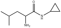 2-Amino-4-methylpentanoic acid cyclopropylamide Structure