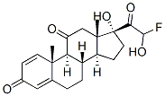 21-fluoroprednisone Structure