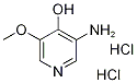 3-AMINO-5-METHOXYPYRIDIN-4-OL DIHYDROCHLORIDE,1105675-64-6,结构式