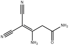 3-Butenamide,  3-amino-4,4-dicyano- Structure