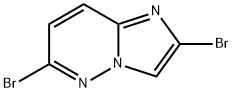2,6-二溴咪唑并[1,2-B]哒嗪 结构式