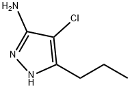 1H-Pyrazol-3-amine,  4-chloro-5-propyl- 结构式