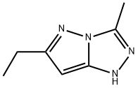 1H-Pyrazolo[5,1-c]-1,2,4-triazole,  6-ethyl-3-methyl- 化学構造式