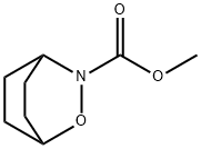 2-Oxa-3-azabicyclo[2.2.2]octane-3-carboxylic  acid,  methyl  ester Struktur