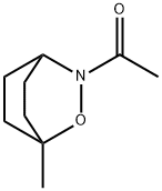 2-Oxa-3-azabicyclo[2.2.2]octane, 3-acetyl-1-methyl- (9CI) 结构式