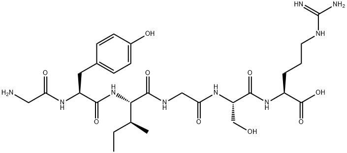 glycyl-tyrosyl-isoleucyl-glycyl-seryl-arginine,110590-63-1,结构式