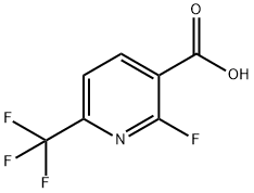 2-Fluoro-6-(trifluoromethyl)nicotinic acid Structure