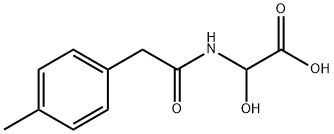 Acetic  acid,  hydroxy[[(4-methylphenyl)acetyl]amino]-  (9CI) Structure