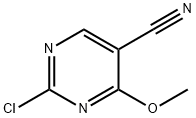 2-Chloro-4-Methoxy-pyriMidine-5-carbonitrile 化学構造式