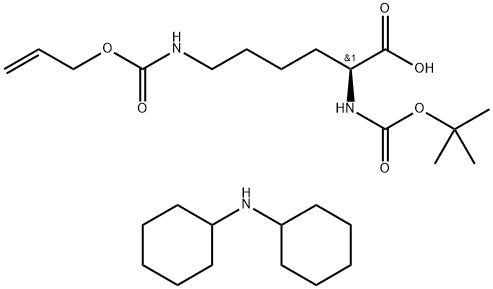 BOC-LYS(ALOC)-OH DCHA|N-叔丁氧羰基-N'-烯丙氧基羰基-D-赖氨酸二环己胺盐