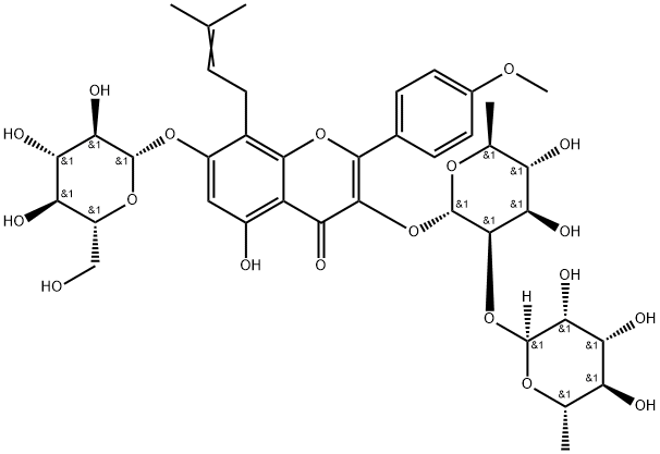 朝藿定 C 结构式