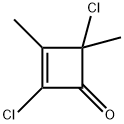 2-Cyclobuten-1-one,  2,4-dichloro-3,4-dimethyl-,110655-89-5,结构式