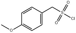 BENZENEMETHANESULFONYL CHLORIDE, 4-METHOXY- 化学構造式