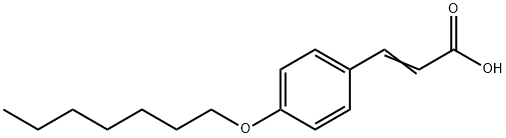 3-[4-(Heptyloxy)phenyl]-2-propenoic acid Structure