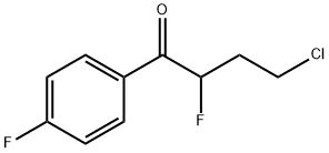 1-Butanone, 4-chloro-2-fluoro-1-(4-fluorophenyl)- (9CI) 结构式