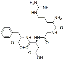 arginyl-glycyl-aspartyl-phenylalanine Structure