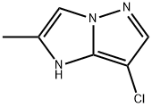 1H-Imidazo[1,2-b]pyrazole,  7-chloro-2-methyl- Struktur