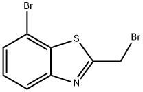 7-BROMO-2-(BROMOMETHYL)BENZOTHIAZOLE Structure