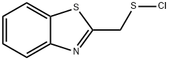 2-Benzothiazolemethanesulfenylchloride(9CI) 结构式