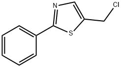 5-(氯甲基)-2-苯基-1,3-噻唑盐酸盐 结构式