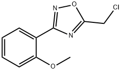5-(CHLOROMETHYL)-3-(2-METHOXYPHENYL)-1,2,4-OXADIAZOLE Structure