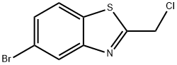 5-BROMO-2-(CHLOROMETHYL)-1,3-BENZOTHIAZOLE Struktur