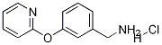 3-(吡啶-2-氧基)苄胺盐酸盐, 1107060-73-0, 结构式