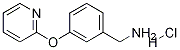 3-(PYRIDIN-2-YLOXY)BENZYLAMINE HCL Structure