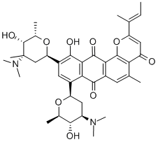 Kidamycin, 11072-82-5, 结构式